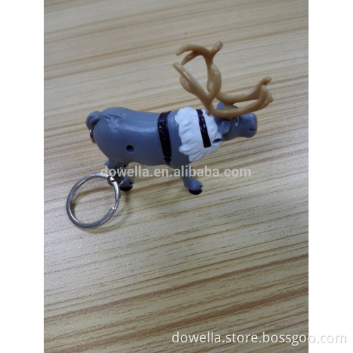 High quality Frozen 3D plastic keychain